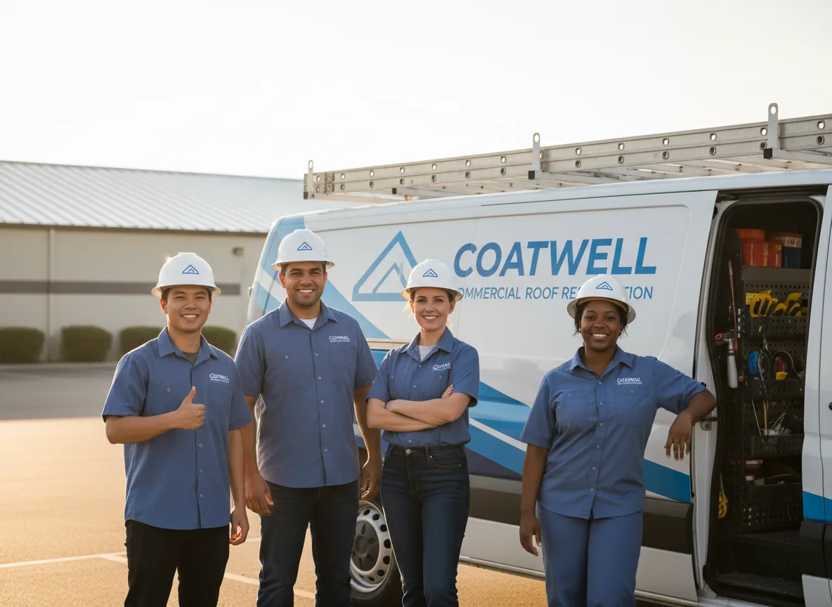 Commercial roof coating company in Glenville, MN